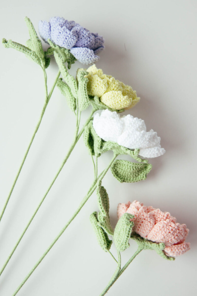 crochet peony flower|hookok crochet peony flower|hookok