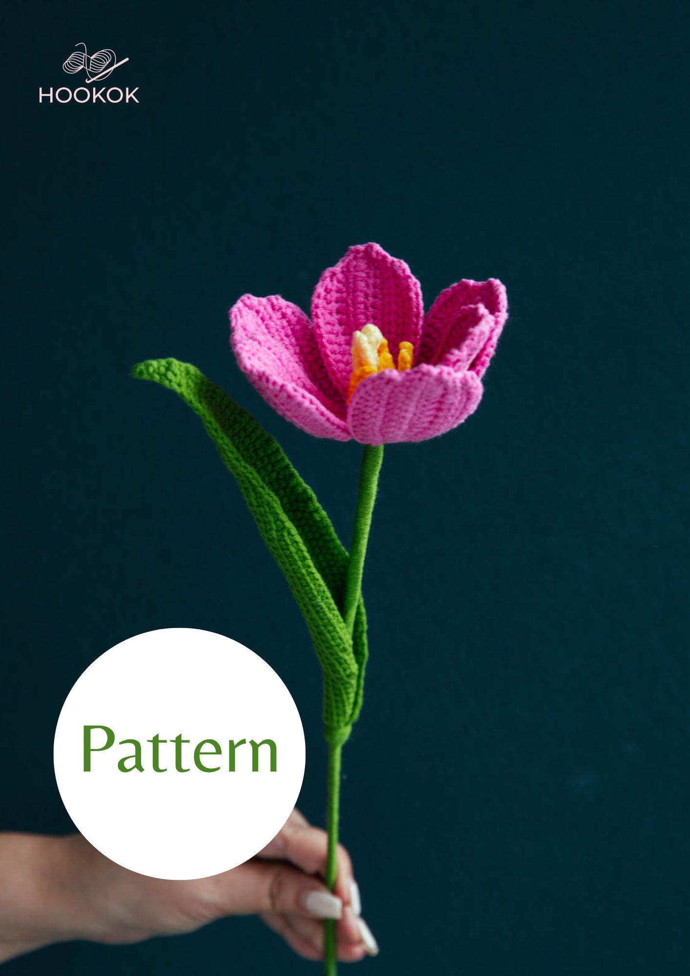 6PCS Handmade Tulips Flowers Crochet Bouquet | Creative Life NY