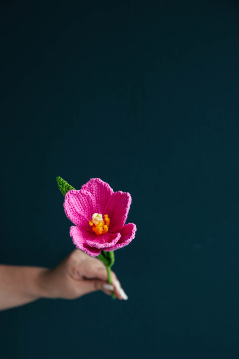 Crochet Tulip Pattern (Style 2) - hookok Crochet Tulip Pattern (Style 2) - hookok