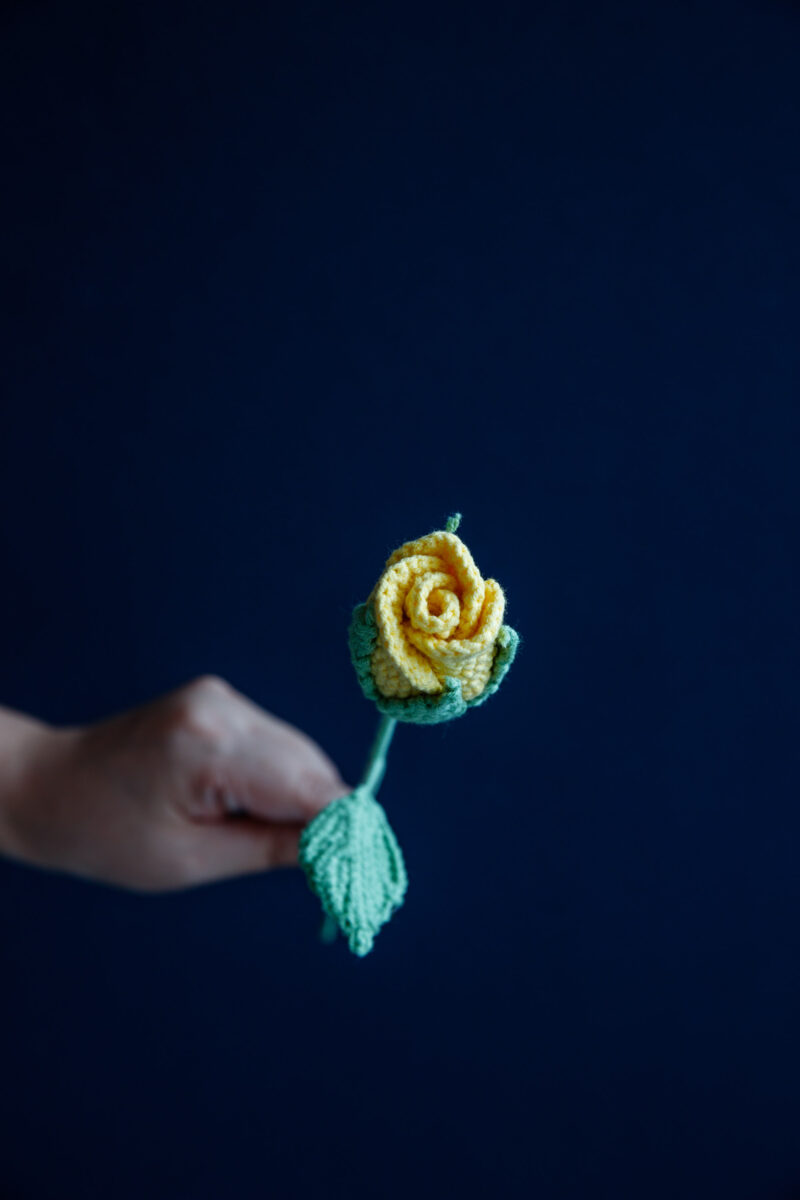 Crochet Closed Rose Pattern|hookok Crochet Closed Rose Pattern|hookok
