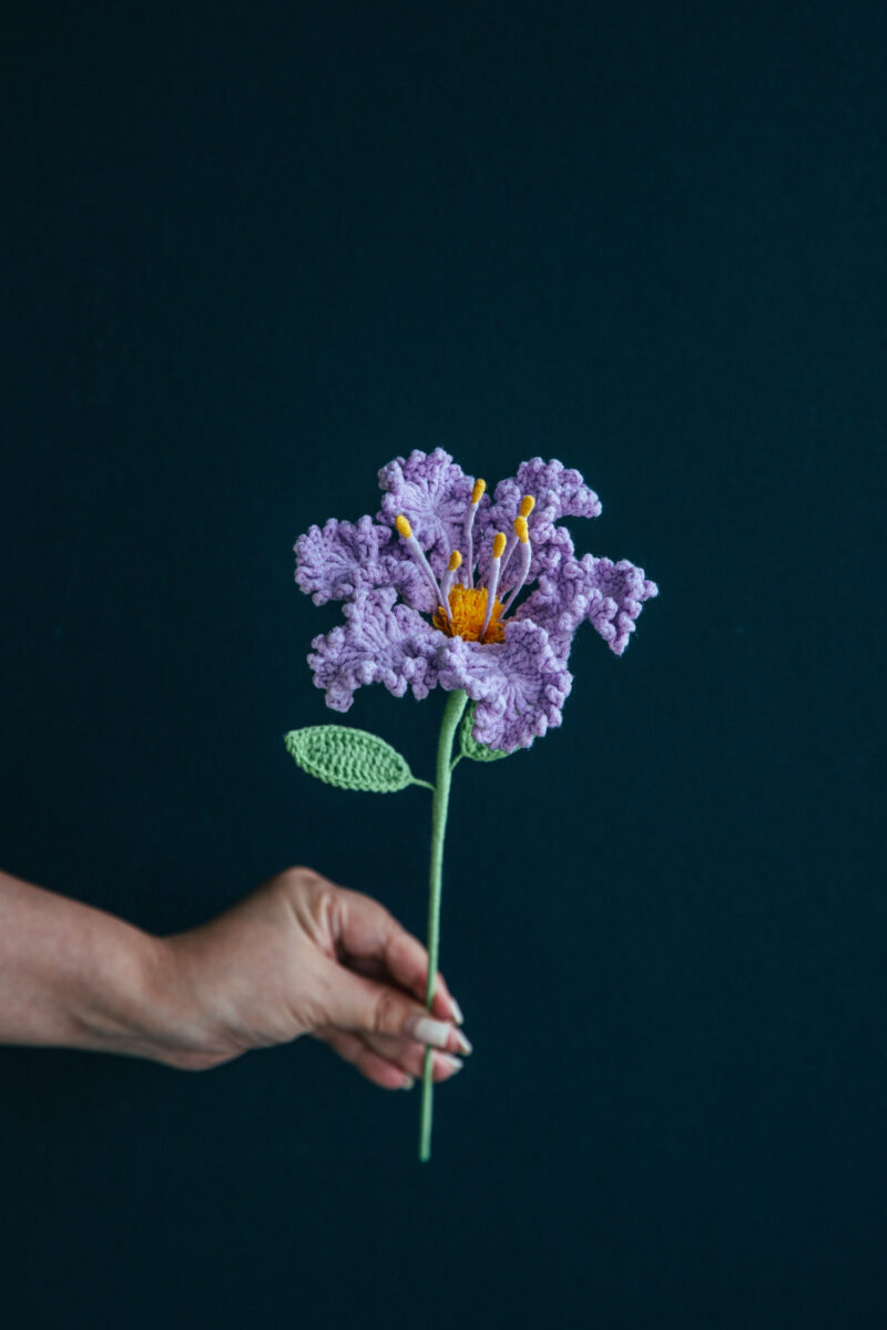 Crochet Crape Myrtle Flower|hookok Crochet Crape Myrtle Flower|hookok