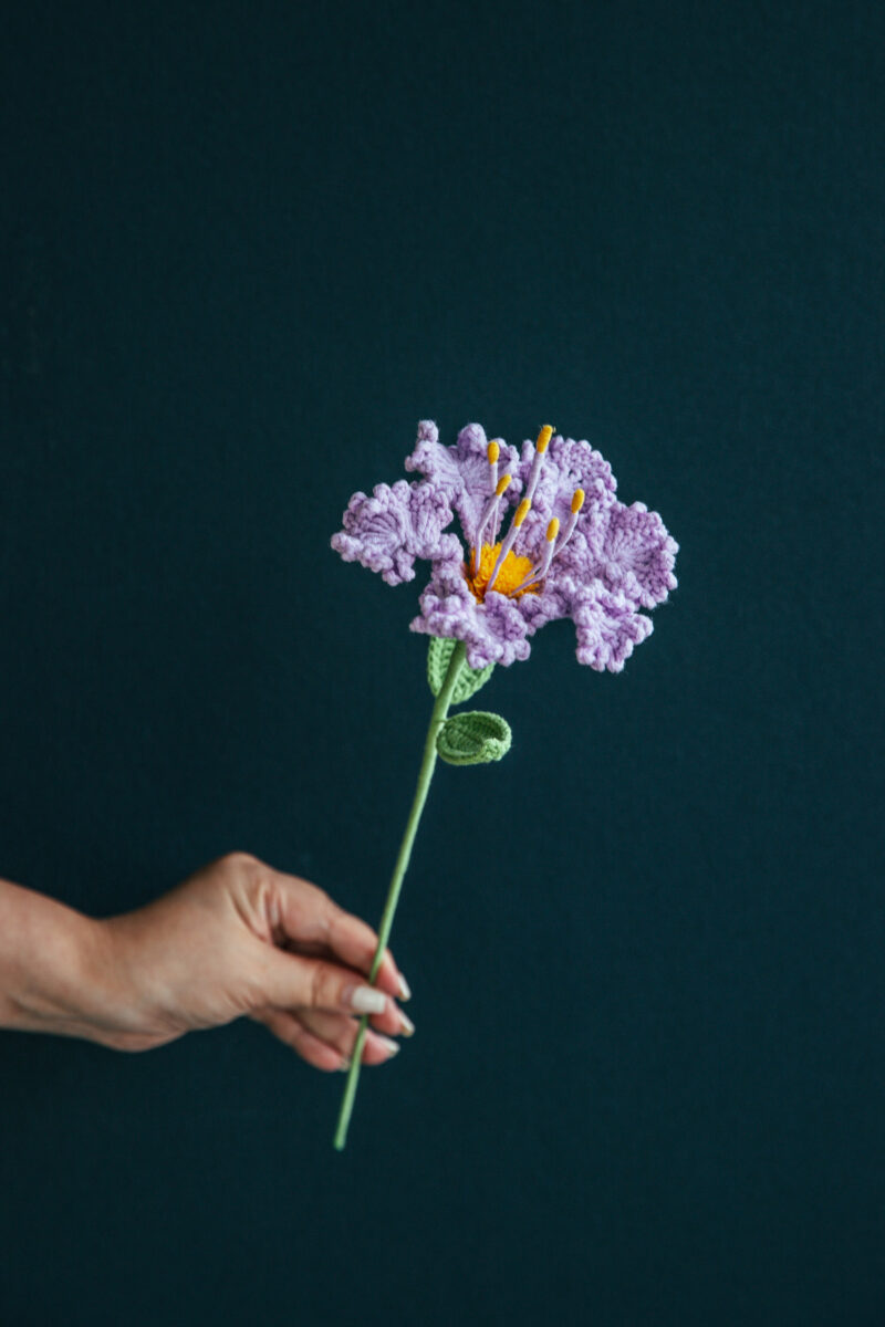 Crochet Crape Myrtle Flower|hookok Crochet Crape Myrtle Flower|hookok