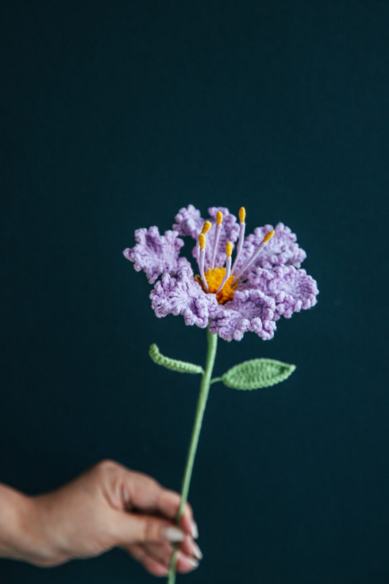 Crochet Crape Myrtle Flower|hookok Crochet Crape Myrtle Flower|hookok