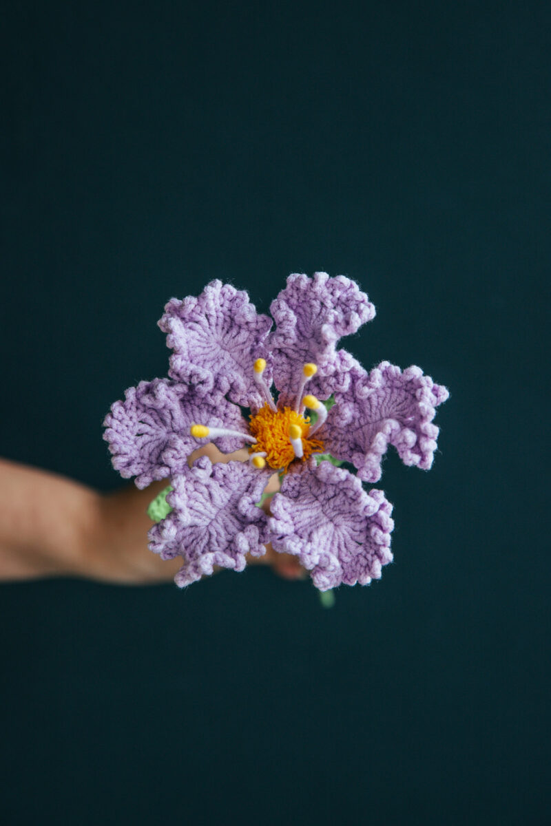 Crochet Crape Myrtle Flower|hookok Crochet Crape Myrtle Flower|hookok