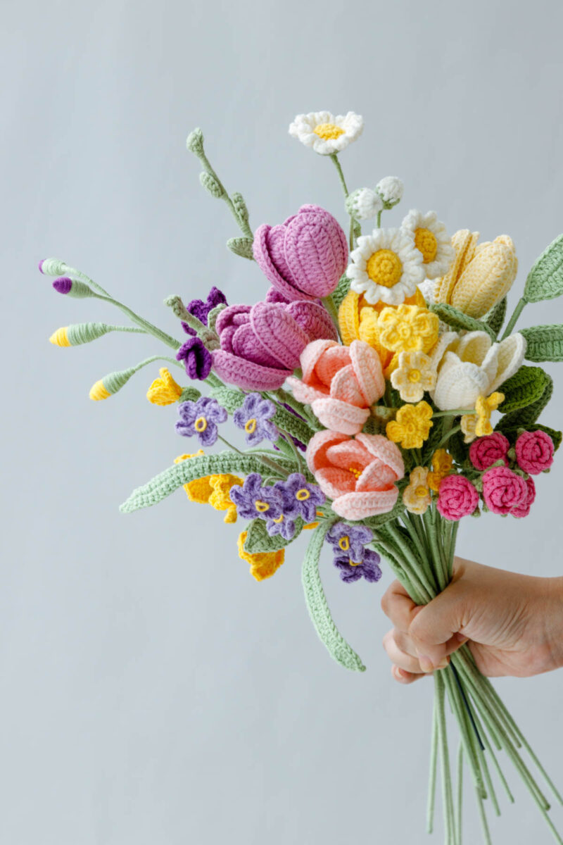 Colorful Tulip Bouquet Kit|hookok Colorful Tulip Bouquet Kit|hookok