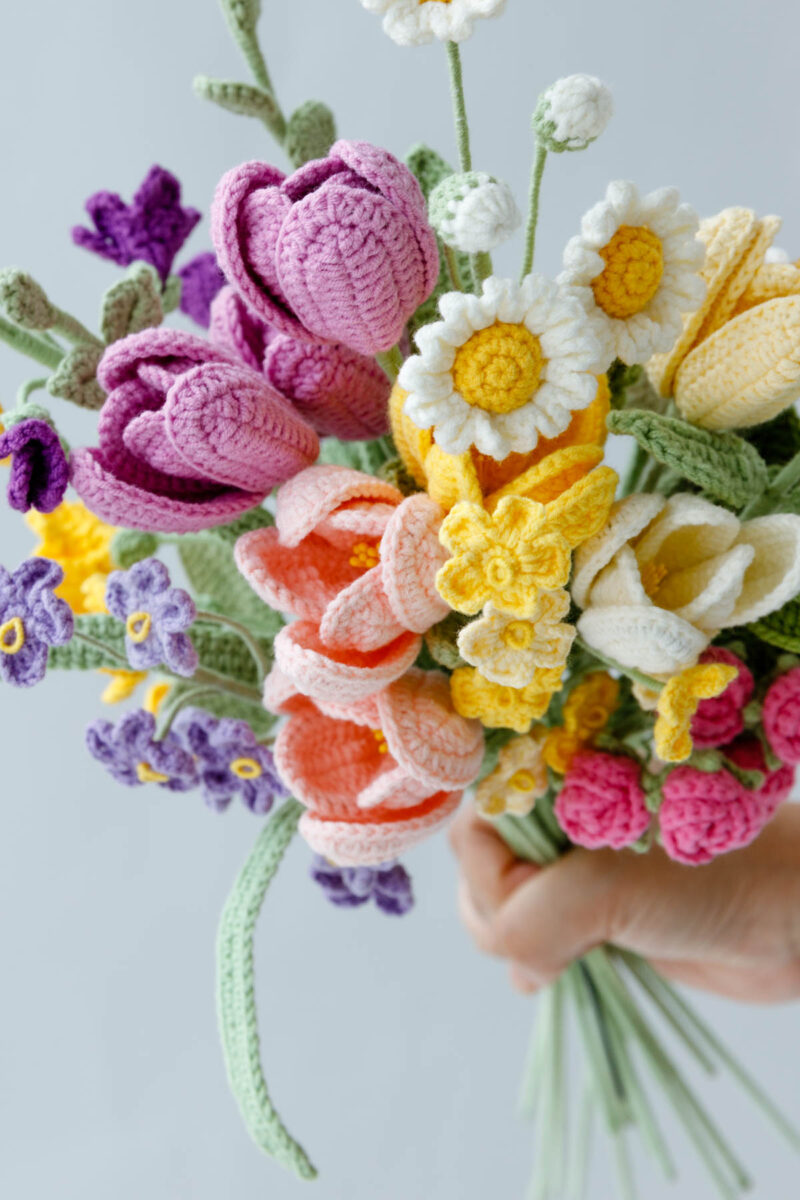 Colorful Tulip Bouquet Kit|hookok Colorful Tulip Bouquet Kit|hookok