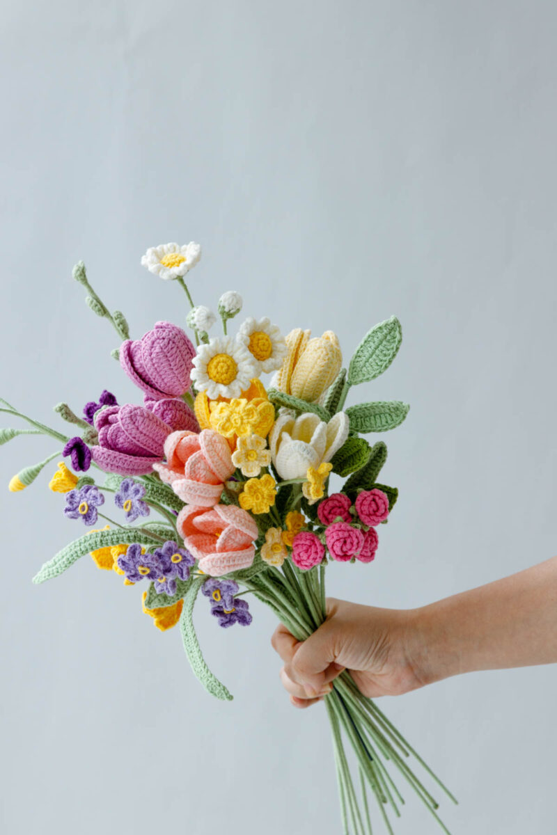 Colorful Tulip Bouquet Kit|hookok Colorful Tulip Bouquet Kit|hookok