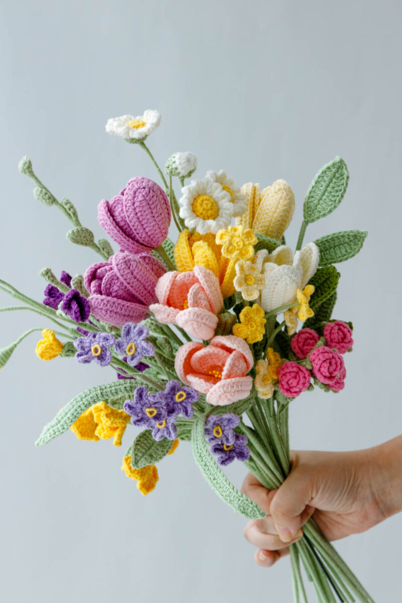 Colorful Tulip Bouquet Kit|hookok Colorful Tulip Bouquet Kit|hookok