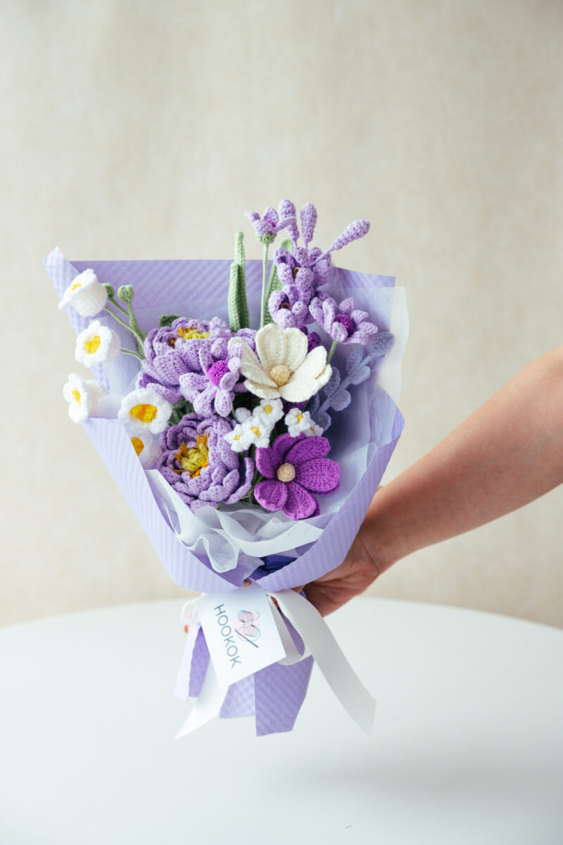 HOOKOK Bouquet – Purple Peony and Lilac Bouquet HOOKOK Bouquet – Purple Peony and Lilac Bouquet