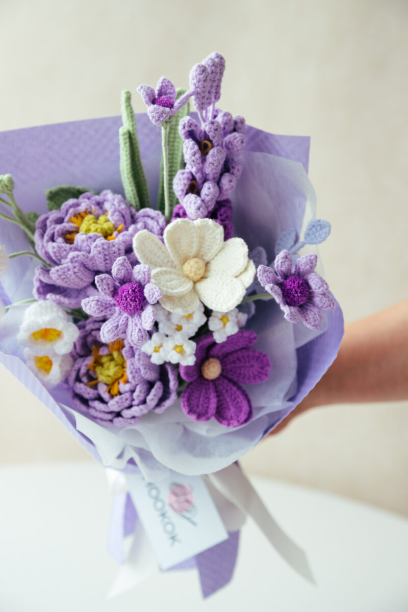 HOOKOK Bouquet – Purple Peony and Lilac Bouquet HOOKOK Bouquet – Purple Peony and Lilac Bouquet
