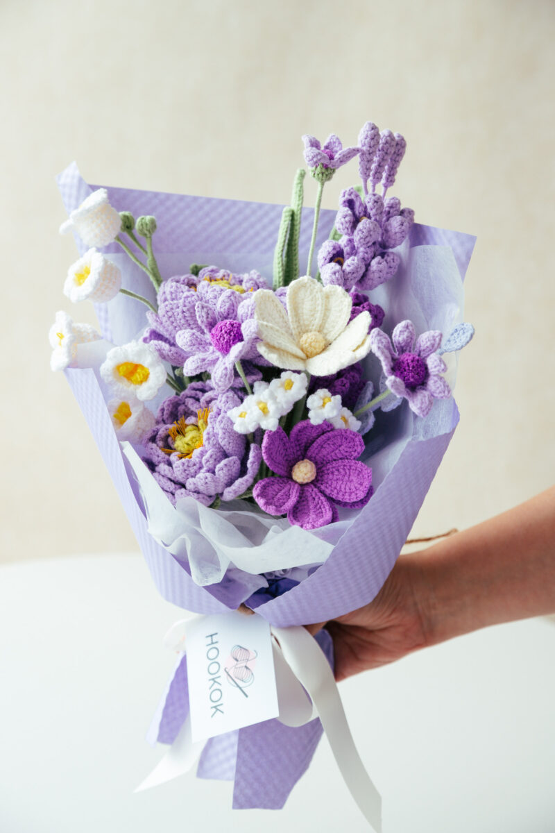 HOOKOK Bouquet – Purple Peony and Lilac Bouquet HOOKOK Bouquet – Purple Peony and Lilac Bouquet