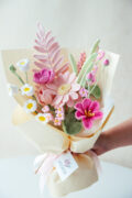 Pink Gerbera and Tung Flower Bouquet|hookok