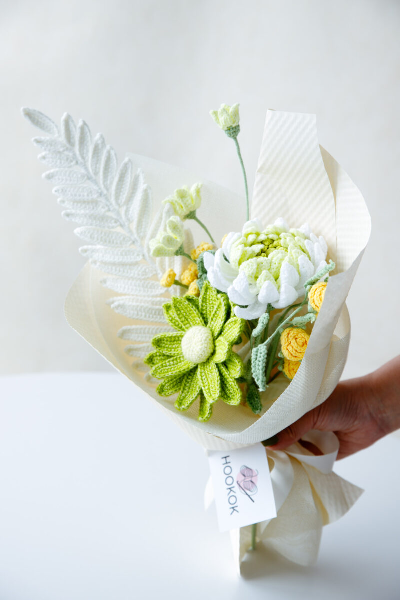 Lavender Daisy Flower Bouquet Kit|hookok Lavender Daisy Flower Bouquet Kit|hookok