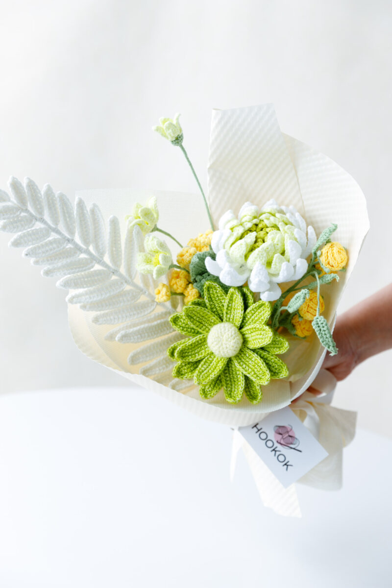 Lavender Daisy Flower Bouquet Kit|hookok Lavender Daisy Flower Bouquet Kit|hookok