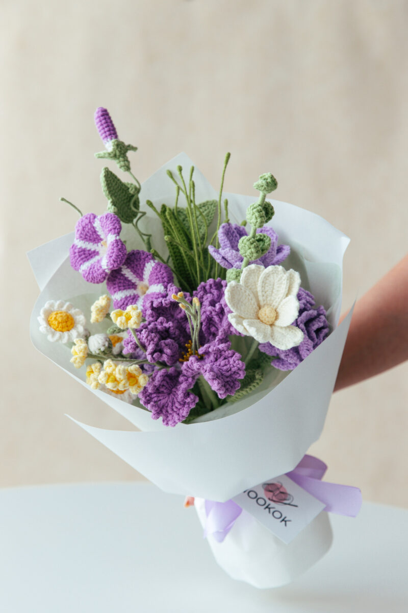 Crape Myrtle and Morning Glory Bouquet Kit|hookok Crape Myrtle and Morning Glory Bouquet Kit|hookok