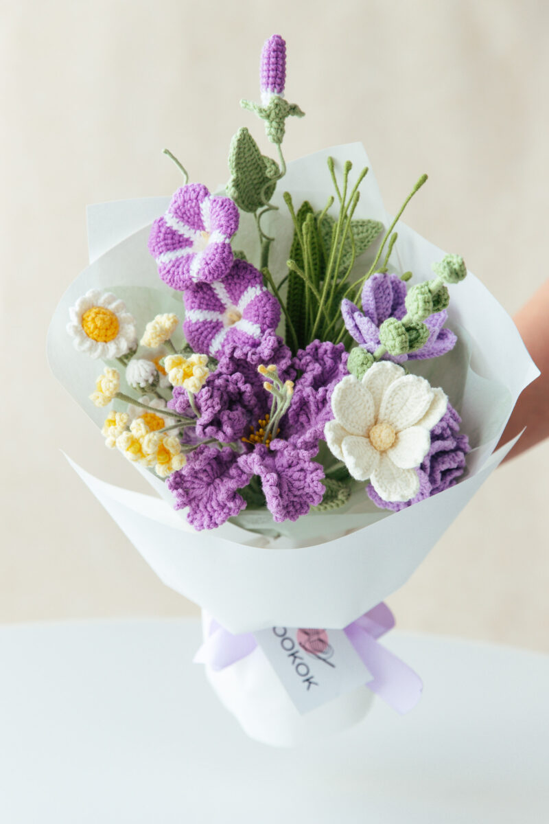 Crape Myrtle and Morning Glory Bouquet Kit|hookok Crape Myrtle and Morning Glory Bouquet Kit|hookok