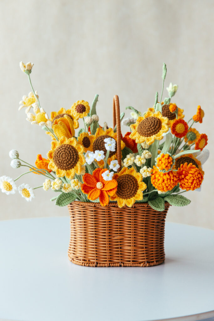 How to Crochet a Dandelion Flower - Free Pattern - Hookok