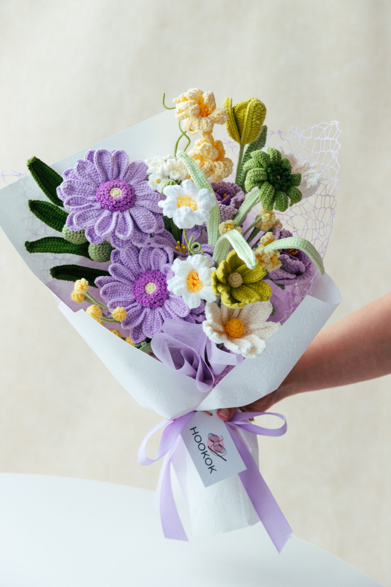 purple-gerbera-and-peruvian-daffodil-bouquet-kit-with-pdf-pattern