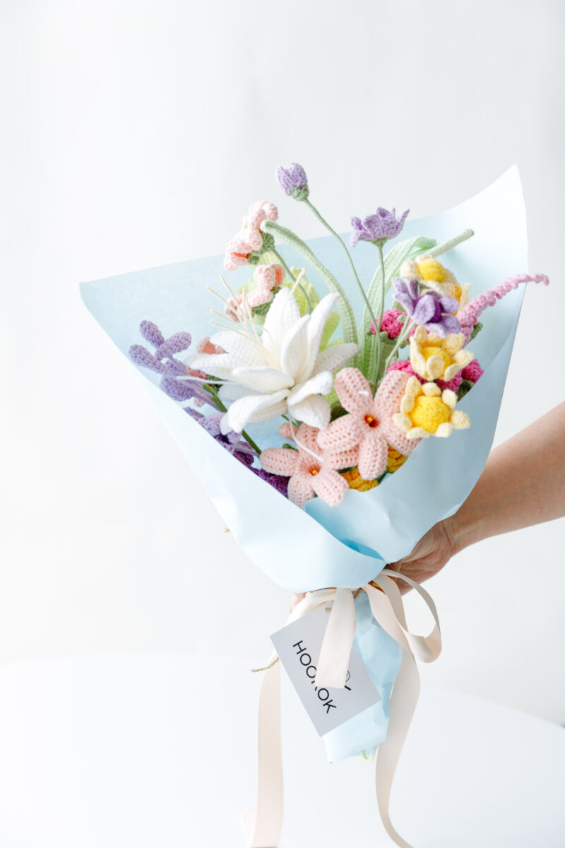 Snow Cold Flower and Osteospermum Bouquet Kit|hookok Snow Cold Flower and Osteospermum Bouquet Kit|hookok