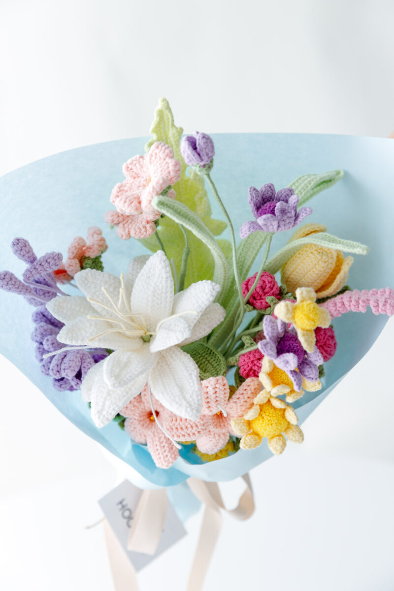 Snow Cold Flower and Osteospermum Bouquet Kit|hookok Snow Cold Flower and Osteospermum Bouquet Kit|hookok