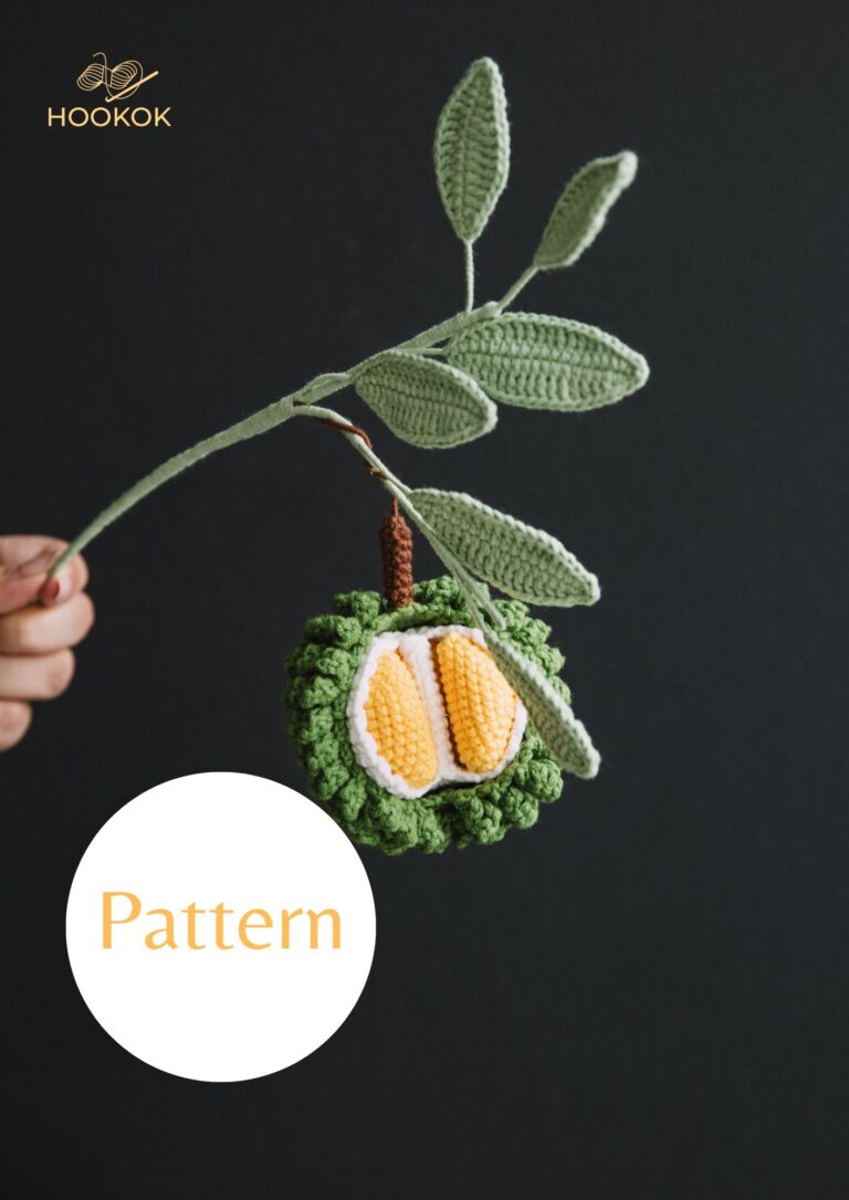 PDF Pattern- Crochet Durian - Hookok