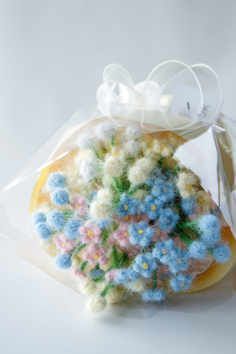 Plush Baby's breath Bouquet Kit Plush Baby's breath Bouquet Kit