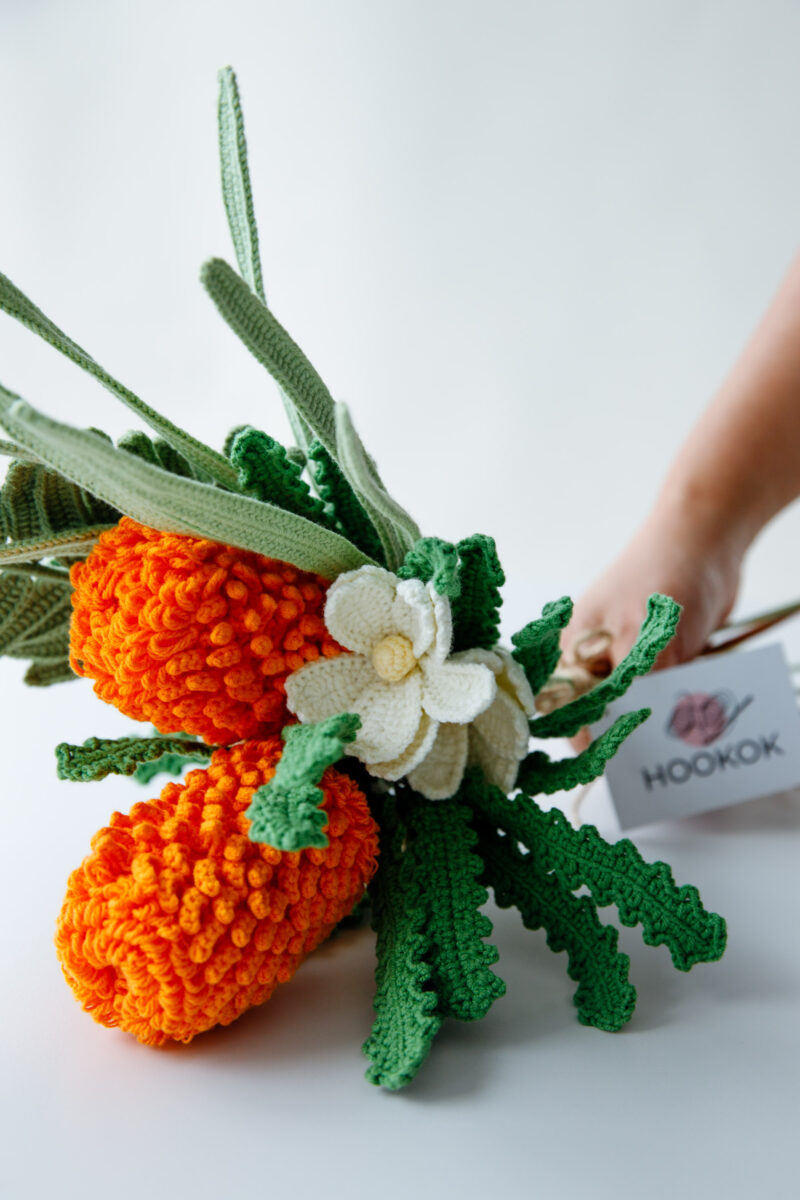 Banksia Ericifolia and Gesang Bouquet Kit-hookok Banksia Ericifolia and Gesang Bouquet Kit-hookok