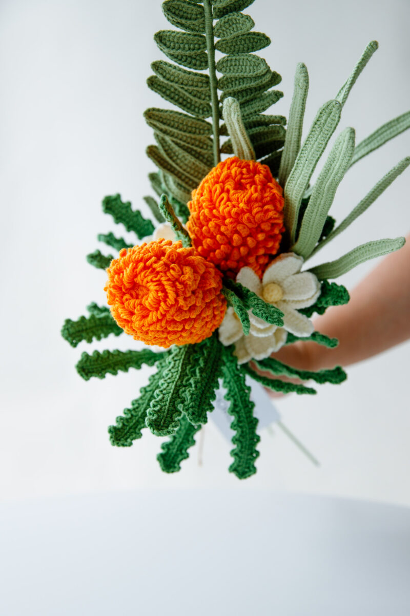 Banksia Ericifolia and Gesang Bouquet Kit-hookok Banksia Ericifolia and Gesang Bouquet Kit-hookok