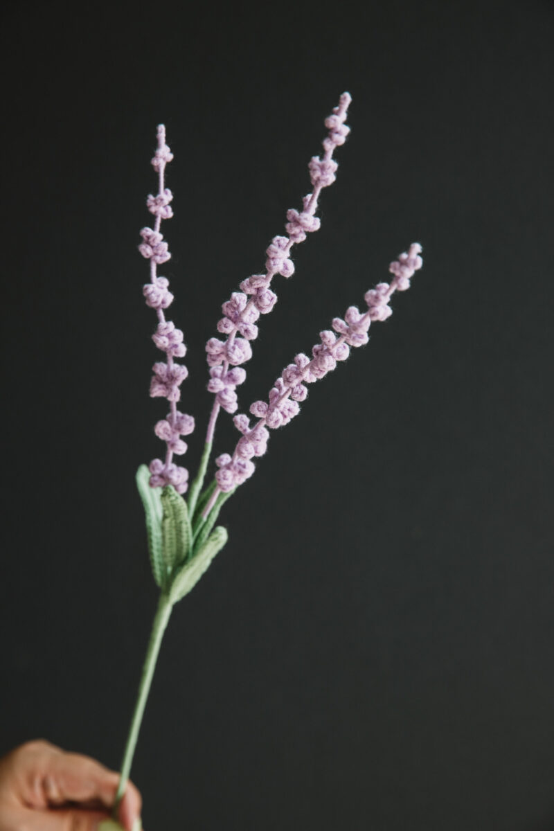 Crochet Lavender Branch-hookok Crochet Lavender Branch-hookok