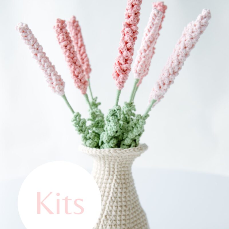 Flowers and Vase Crochet Kit - hookok
