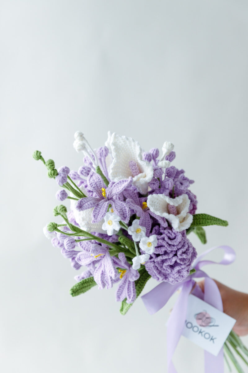 purple carnation and Calla Lily Wedding Bouquet -hookok purple carnation and Calla Lily Wedding Bouquet -hookok
