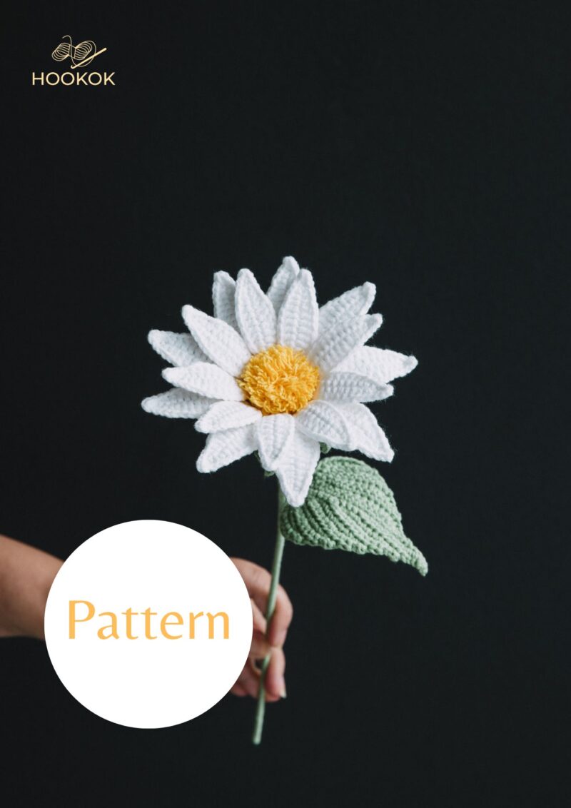 Crochet Oxeye Daisy-hookok Crochet Oxeye Daisy-hookok
