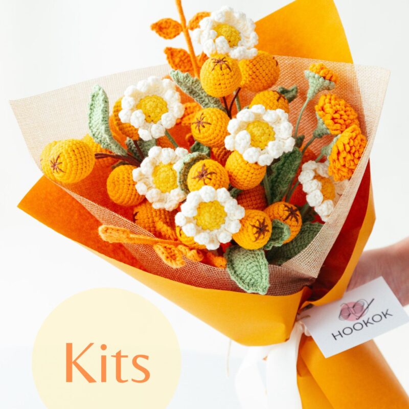 Loquat and Daisy Bouquet-hookok