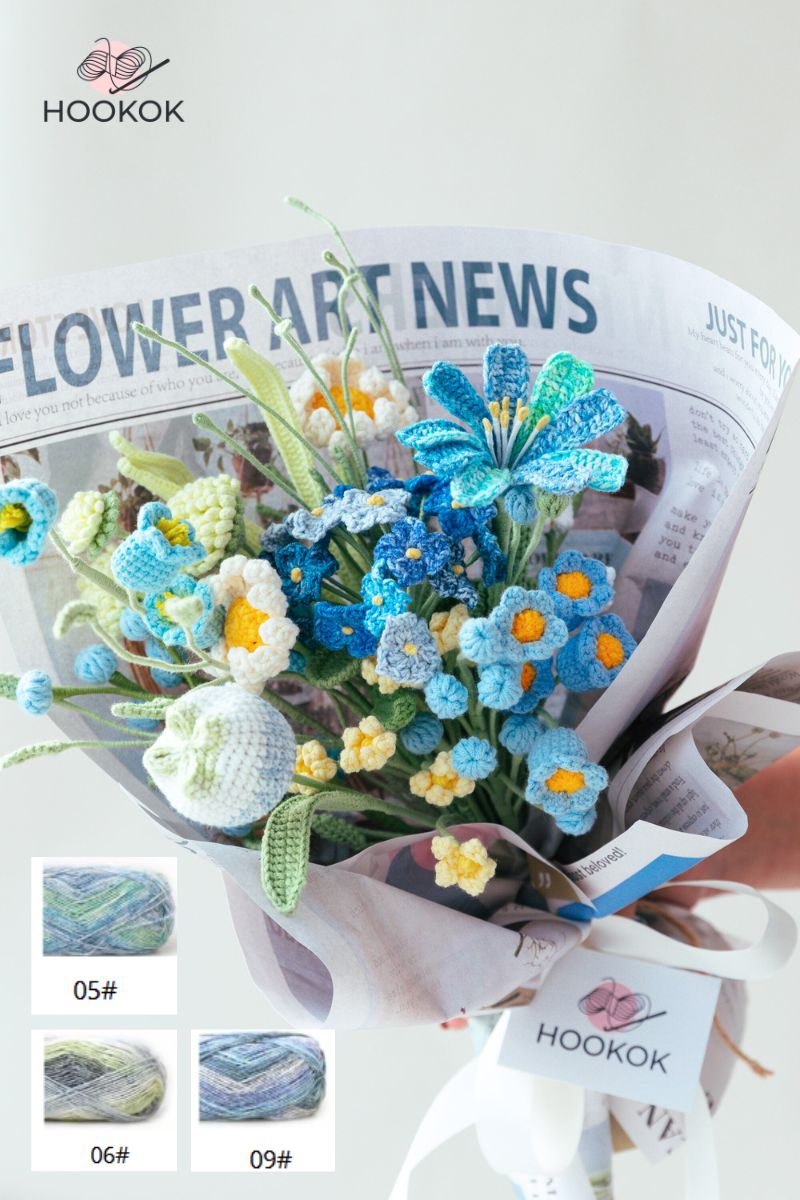 mix color crochet flower-hookok