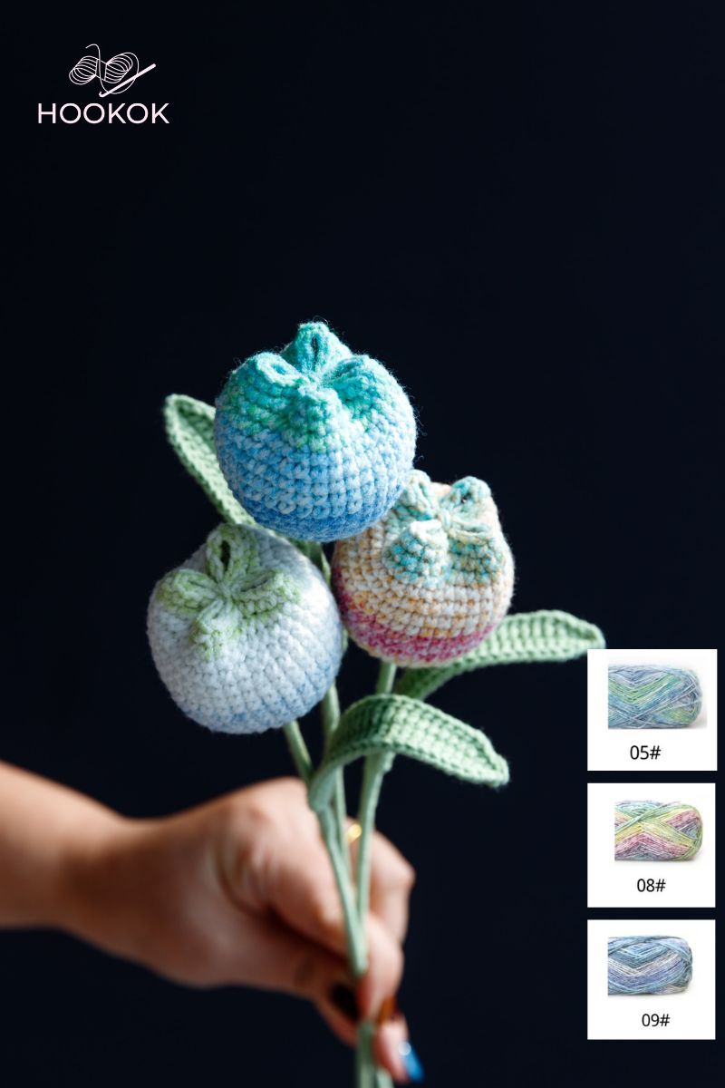 mix color crochet flower-hookok