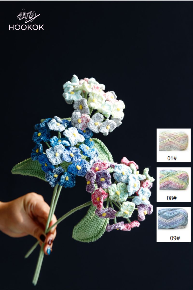 mix color crochet flower-hookok