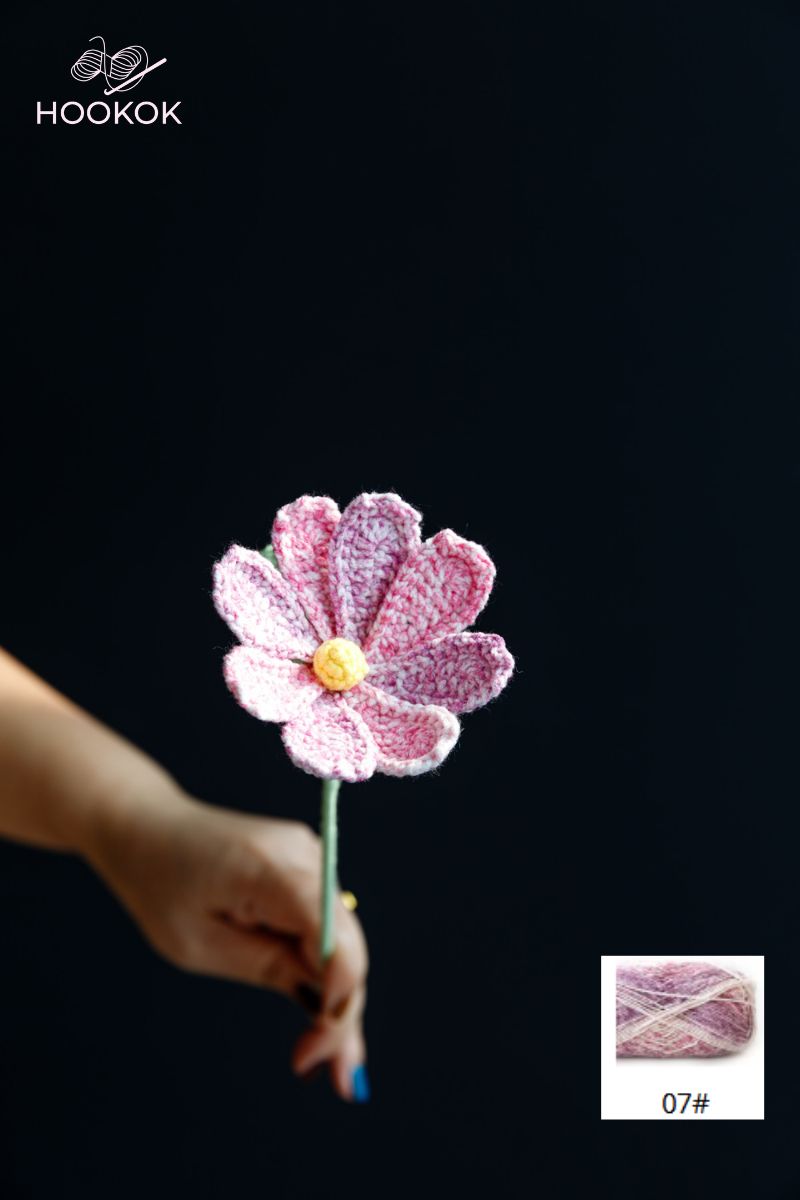 mix color crochet flower-hookok