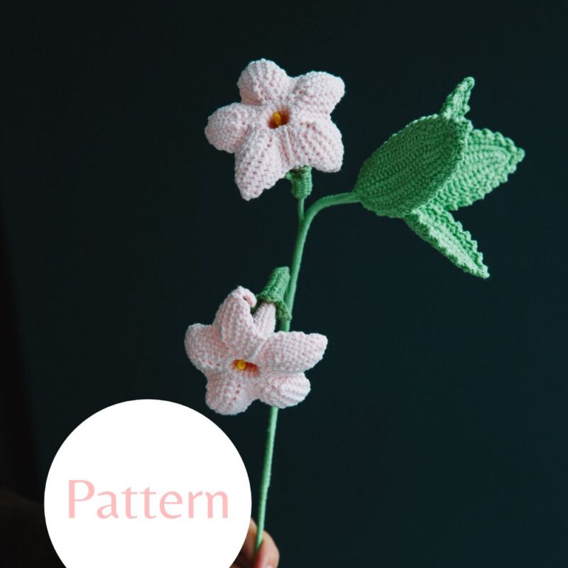 Crochet Datura Flower-HOOKOK