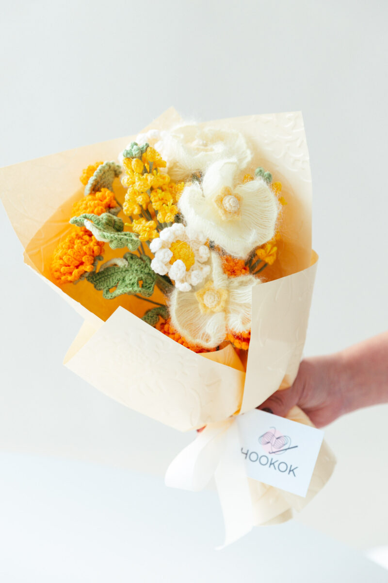 Yellow Meconopsis Bouquet (10 pieces)-hookok Yellow Meconopsis Bouquet (10 pieces)-hookok