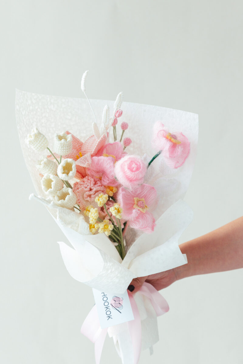 Pink Meconopsis Bouquet (14 pieces)-hookok Pink Meconopsis Bouquet (14 pieces)-hookok