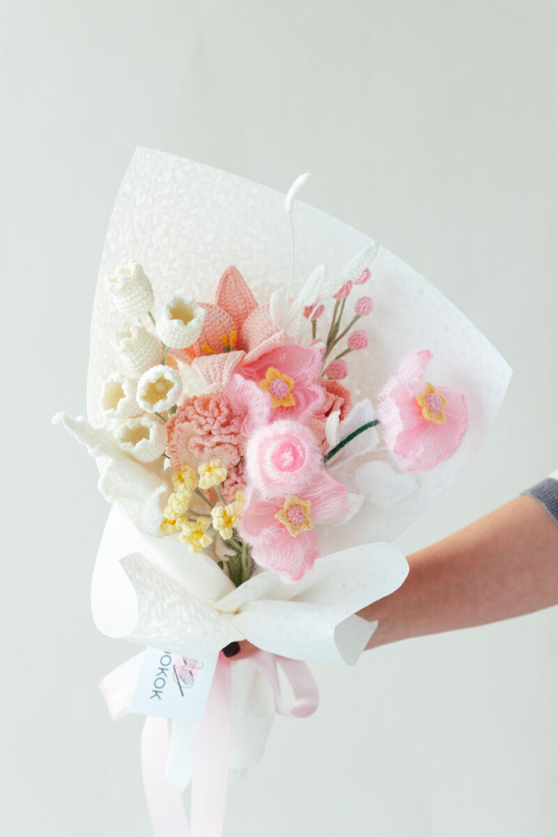 Pink Meconopsis Bouquet (14 pieces)-hookok