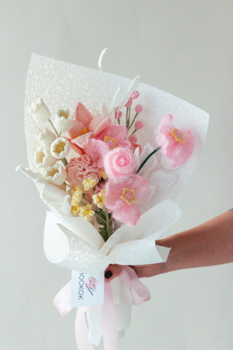 Pink Meconopsis Bouquet (14 pieces)-hookok Pink Meconopsis Bouquet (14 pieces)-hookok