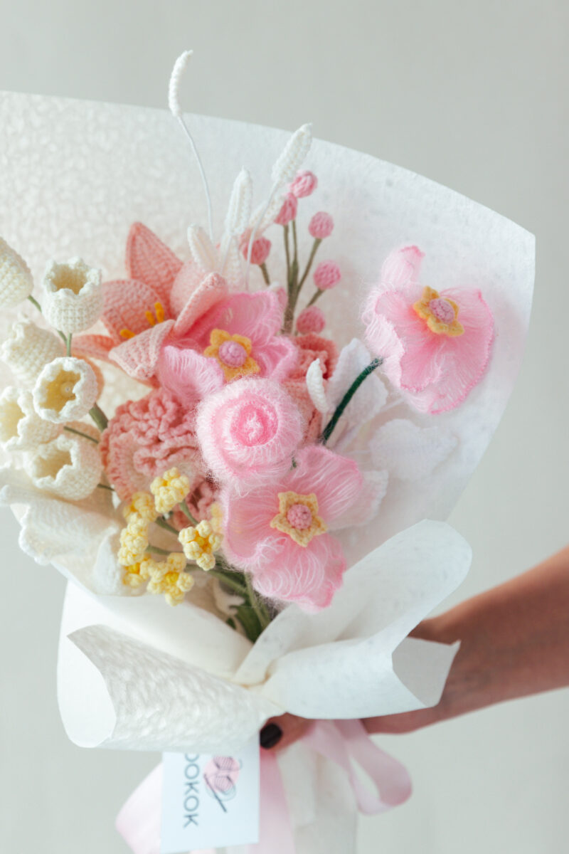 Pink Meconopsis Bouquet (14 pieces)-hookok Pink Meconopsis Bouquet (14 pieces)-hookok