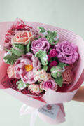 Pink Rose Theme Bouquet (14 pieces)-hookok