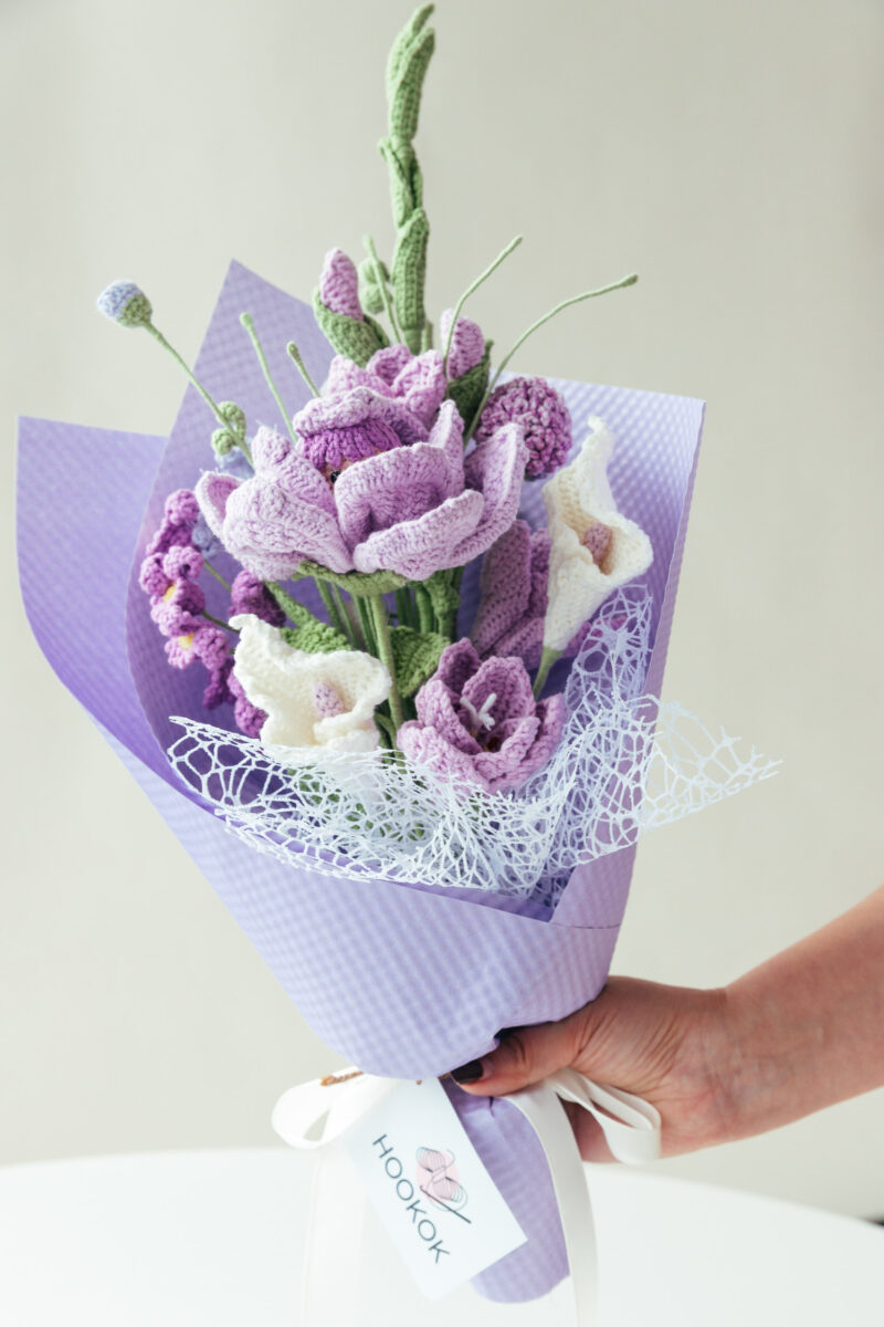 HOOKOK Bouquet – Purple Rose Fairy Bouquet (8 pieces) HOOKOK Bouquet – Purple Rose Fairy Bouquet (8 pieces)