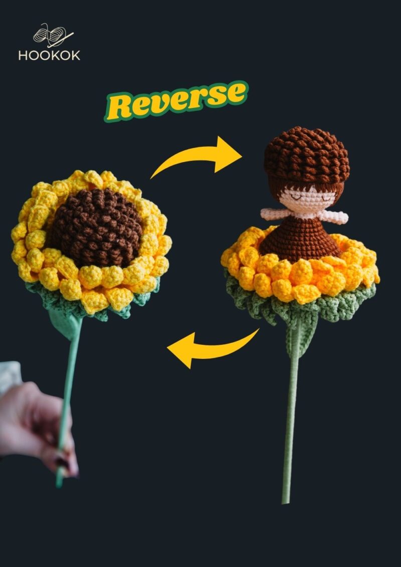 Reversible Sunflower Fairy-hookok Reversible Sunflower Fairy-hookok