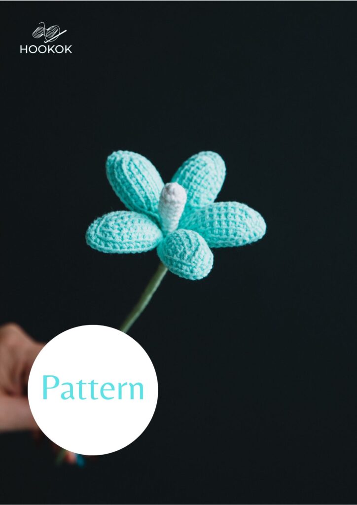 PDF Pattern - Crochet Plumeria Flower - Hookok