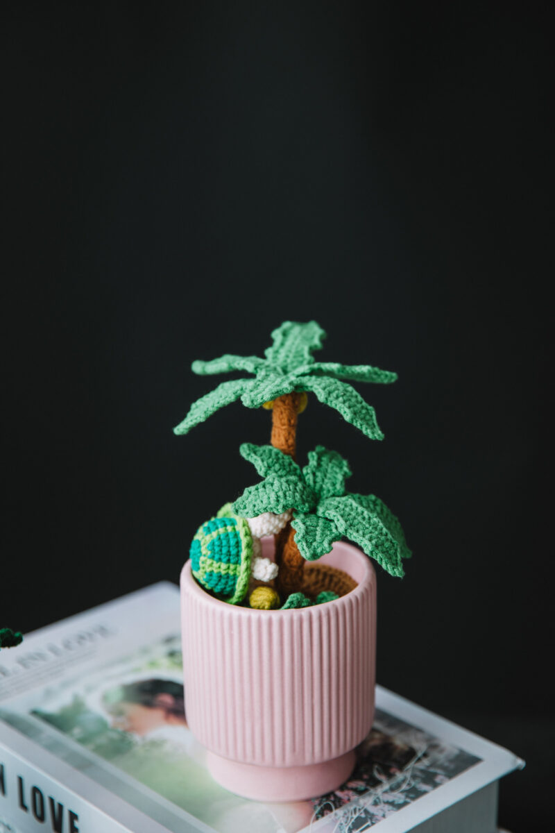 Crochet Table Plant PDF Pattern-hookok Crochet Table Plant PDF Pattern-hookok
