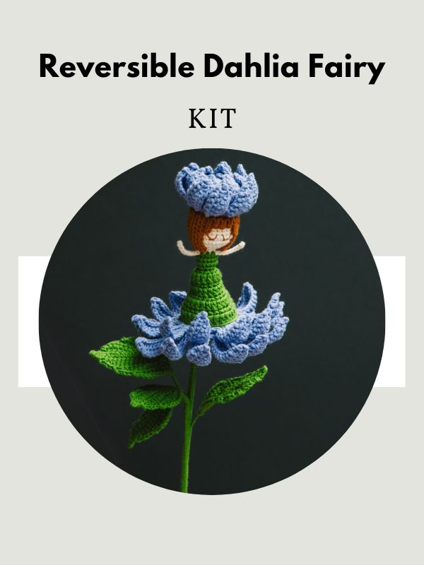 Reversible Dahlia Fairy Crochet Kit – Hookok