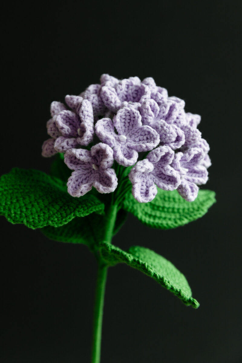Afghan Stitch Hydrangea-HOOKOK Afghan Stitch Hydrangea-HOOKOK